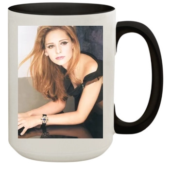 Sarah Michelle Gellar 15oz Colored Inner & Handle Mug