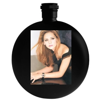 Sarah Michelle Gellar Round Flask