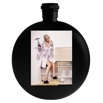 Sarah Michelle Gellar Round Flask