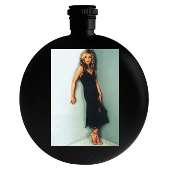 Sarah Michelle Gellar Round Flask