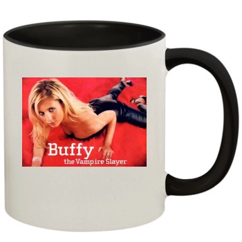 Sarah Michelle Gellar 11oz Colored Inner & Handle Mug