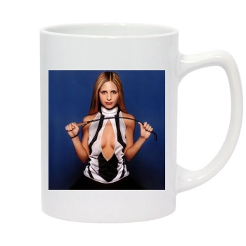 Sarah Michelle Gellar 14oz White Statesman Mug