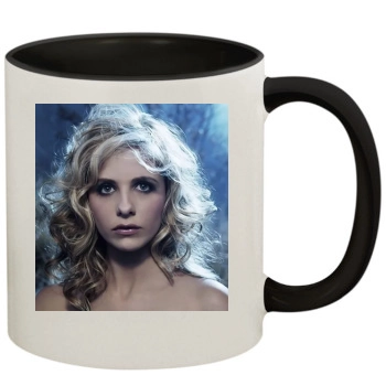 Sarah Michelle Gellar 11oz Colored Inner & Handle Mug