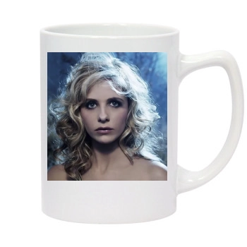 Sarah Michelle Gellar 14oz White Statesman Mug