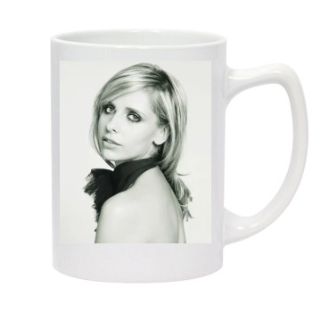 Sarah Michelle Gellar 14oz White Statesman Mug