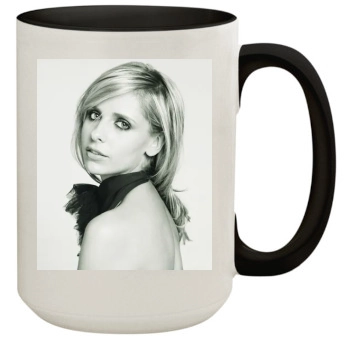 Sarah Michelle Gellar 15oz Colored Inner & Handle Mug