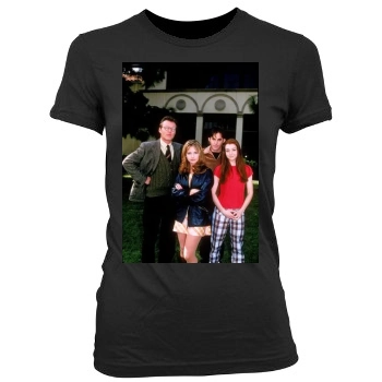 Sarah Michelle Gellar Women's Junior Cut Crewneck T-Shirt