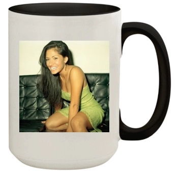 Sarah Shahi 15oz Colored Inner & Handle Mug