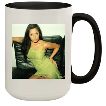 Sarah Shahi 15oz Colored Inner & Handle Mug