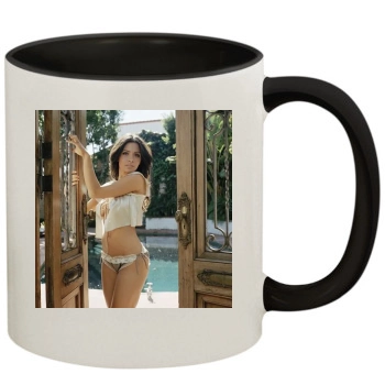 Sarah Shahi 11oz Colored Inner & Handle Mug