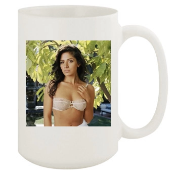 Sarah Shahi 15oz White Mug