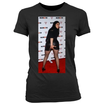 Sarah Silverman Women's Junior Cut Crewneck T-Shirt