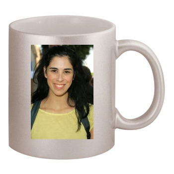 Sarah Silverman 11oz Metallic Silver Mug