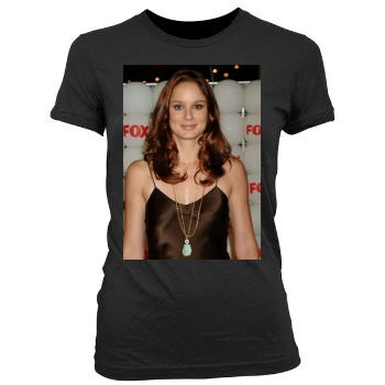 Sarah Wayne Callies Women's Junior Cut Crewneck T-Shirt