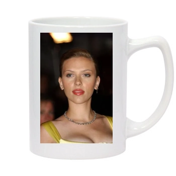 Scarlett Johansson 14oz White Statesman Mug