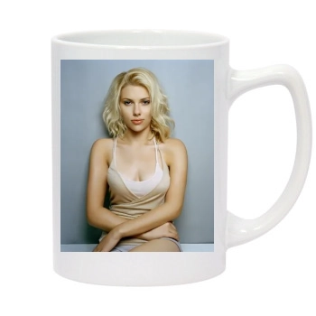 Scarlett Johansson 14oz White Statesman Mug