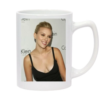 Scarlett Johansson 14oz White Statesman Mug