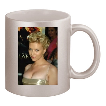 Scarlett Johansson 11oz Metallic Silver Mug