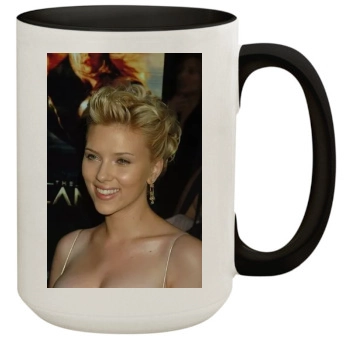 Scarlett Johansson 15oz Colored Inner & Handle Mug