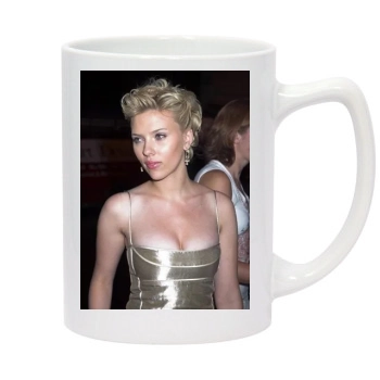 Scarlett Johansson 14oz White Statesman Mug