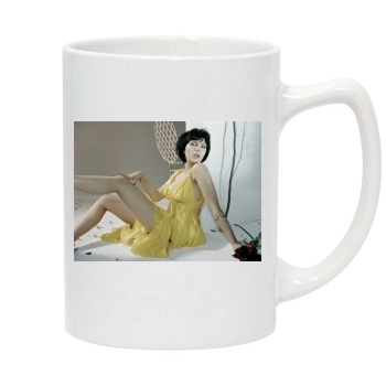 Scarlett Johansson 14oz White Statesman Mug