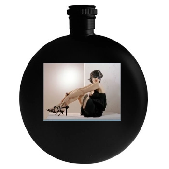 Scarlett Johansson Round Flask