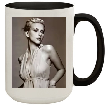 Scarlett Johansson 15oz Colored Inner & Handle Mug