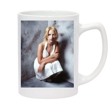 Scarlett Johansson 14oz White Statesman Mug