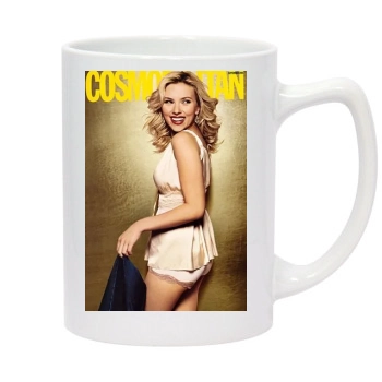 Scarlett Johansson 14oz White Statesman Mug