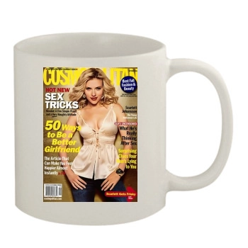 Scarlett Johansson 11oz White Mug