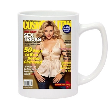 Scarlett Johansson 14oz White Statesman Mug