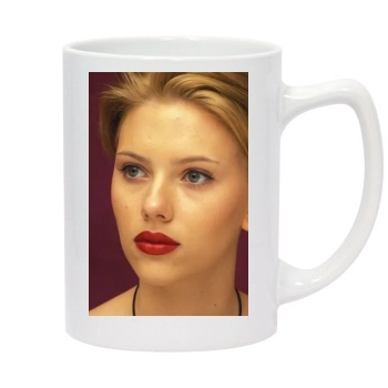 Scarlett Johansson 14oz White Statesman Mug