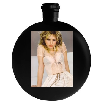 Scarlett Johansson Round Flask