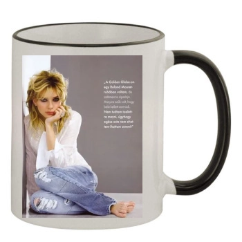 Scarlett Johansson 11oz Colored Rim & Handle Mug