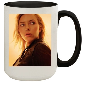 Scarlett Johansson 15oz Colored Inner & Handle Mug