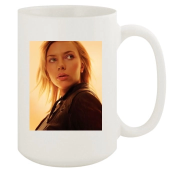 Scarlett Johansson 15oz White Mug