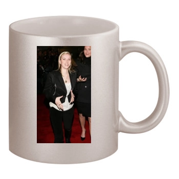 Scarlett Johansson 11oz Metallic Silver Mug