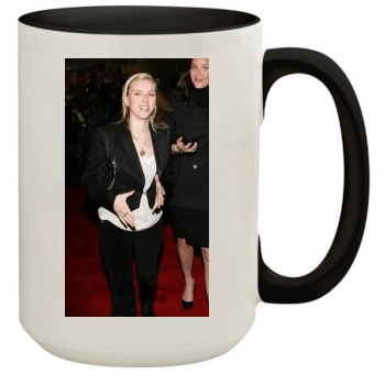 Scarlett Johansson 15oz Colored Inner & Handle Mug