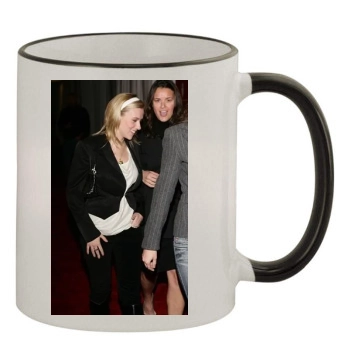 Scarlett Johansson 11oz Colored Rim & Handle Mug