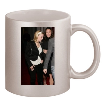 Scarlett Johansson 11oz Metallic Silver Mug