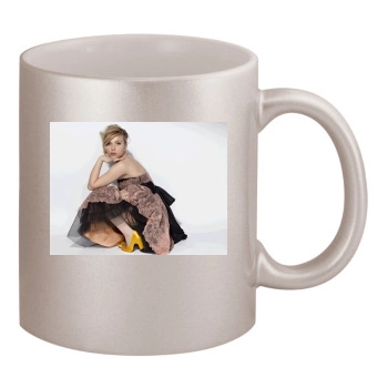 Scarlett Johansson 11oz Metallic Silver Mug