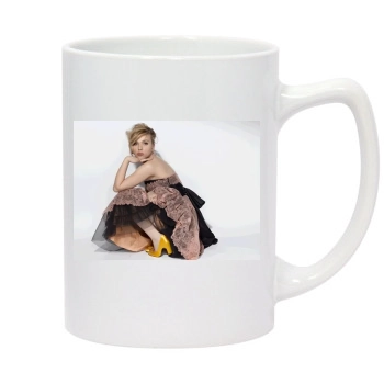 Scarlett Johansson 14oz White Statesman Mug