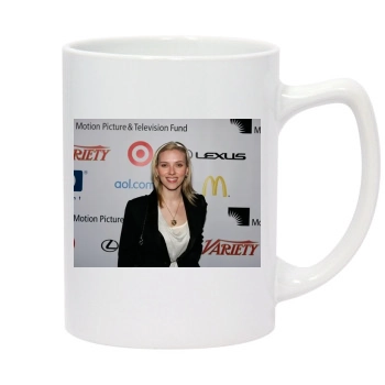 Scarlett Johansson 14oz White Statesman Mug