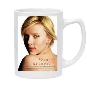 Scarlett Johansson 14oz White Statesman Mug