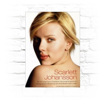 Scarlett Johansson Metal Wall Art