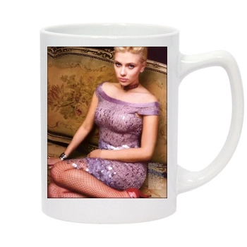 Scarlett Johansson 14oz White Statesman Mug