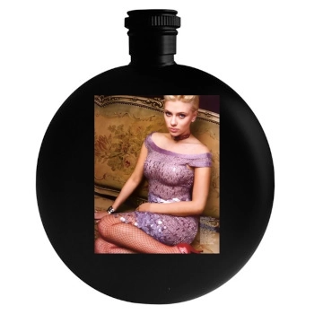 Scarlett Johansson Round Flask