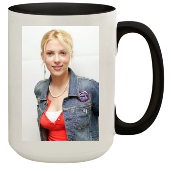 Scarlett Johansson 15oz Colored Inner & Handle Mug