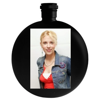 Scarlett Johansson Round Flask