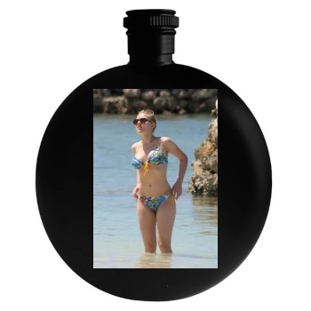 Scarlett Johansson Round Flask